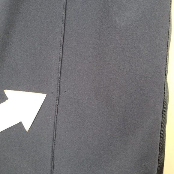 Athleta Size 4 Nolita Wide Leg Pant Pull On Lightweight Stretch Navy Blue - Picture 9 of 12